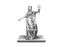 woman with torch  001